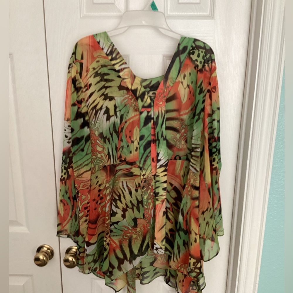 Ashley Stewart over blouse